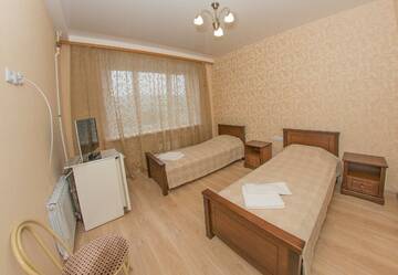 Номер эконом с 2 односпальными кроватями в Гостинице Сокол
